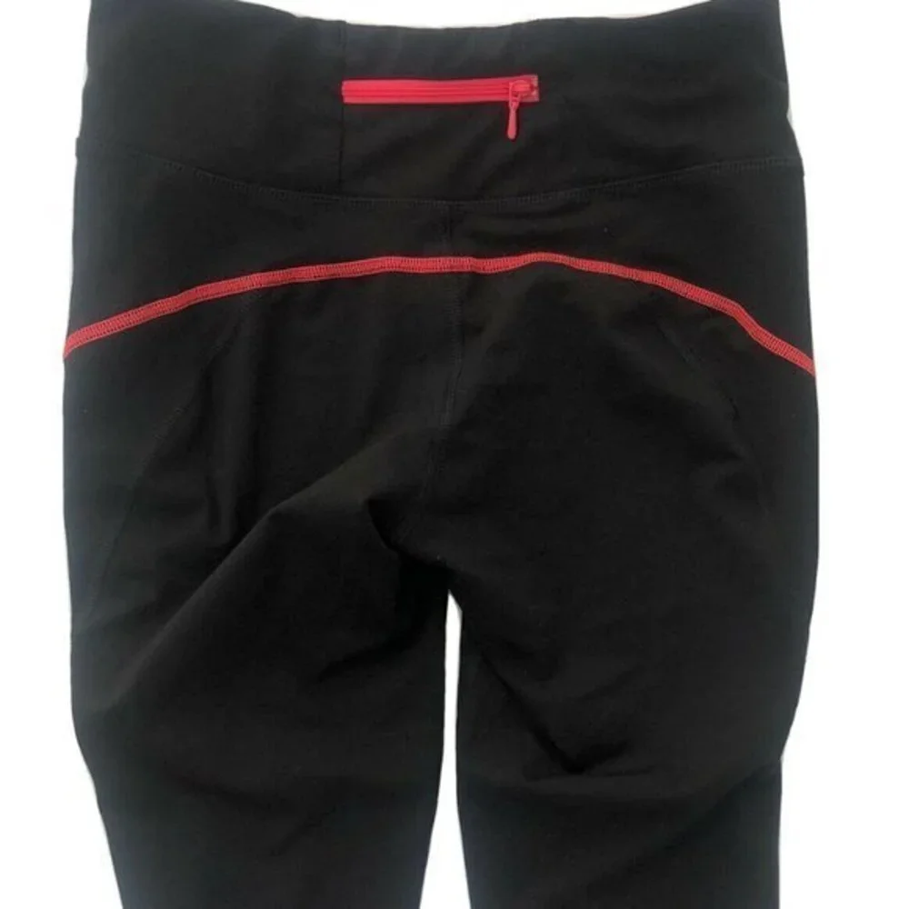 Old Navy Active Womens Leggings Small Black Red